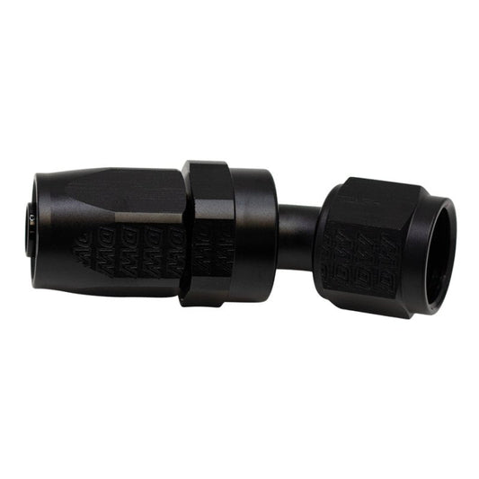 DeatschWerks - DeatschWerks 8 AN Female Flare Swivel 30-Degree Hose End CPE - Anodized Matte Black - Demon Performance