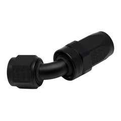 DeatschWerks - DeatschWerks 8 AN Female Flare Swivel 60-Degree Hose End CPE - Anodized Matte Black - Demon Performance