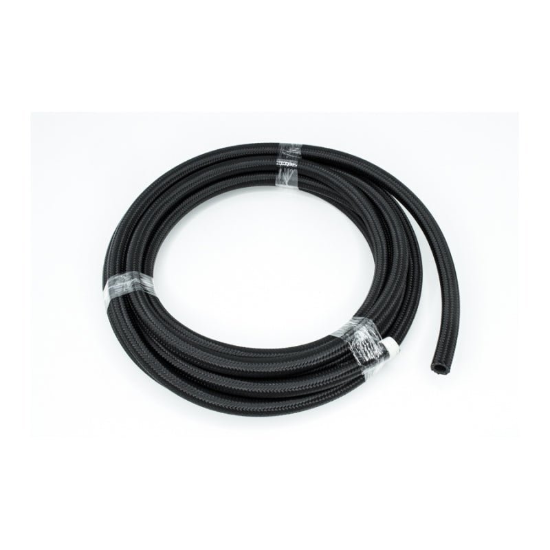 DeatschWerks - DeatschWerks 8AN Black Nylon Braided CPE Hose 20 Feet - Demon Performance