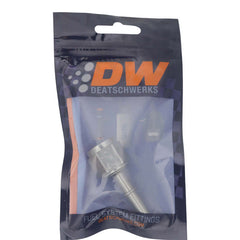 DeatschWerks - DeatschWerks 8AN Female Flare Swivel to 5/16in Male EFI Quick Disconnect - Anodized DW Titanium - Demon Performance