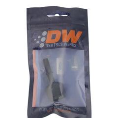 DeatschWerks - DeatschWerks 8AN Female Flare Swivel to 5/16in Male EFI Quick Disconnect - Anodized Matte Black - Demon Performance