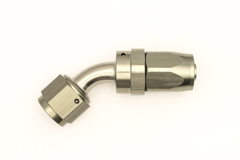 DeatschWerks - DeatschWerks 8AN Female Swivel 45-Degree Hose End CPE - Demon Performance