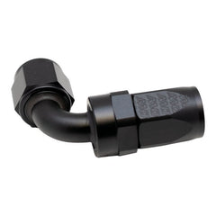 DeatschWerks - DeatschWerks 8AN Female Swivel 90-Degree Hose End CPE - Anodized Matte Black - Demon Performance