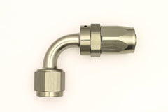 DeatschWerks - DeatschWerks 8AN Female Swivel 90-Degree Hose End CPE - Demon Performance