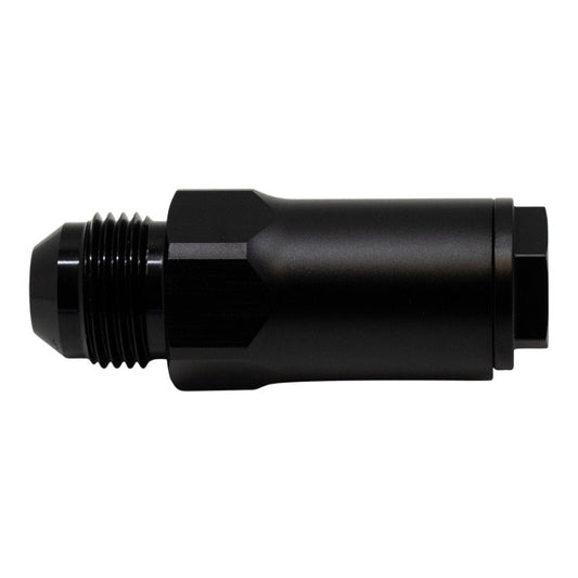DeatschWerks - DeatschWerks 8AN Male Flare to 1/2in Ford Male EFI Quick Connect Adapter - Anodized Matte Black - Demon Performance