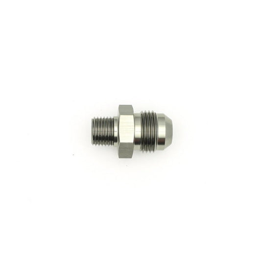 DeatschWerks - DeatschWerks 8AN Male Flare To 1/4in. Male NPT Adapter - Demon Performance