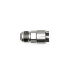 DeatschWerks - DeatschWerks 8AN Male Flare to 3/8in Female EFI Quick Connect Adapter - Anodized DW Titanium - Demon Performance