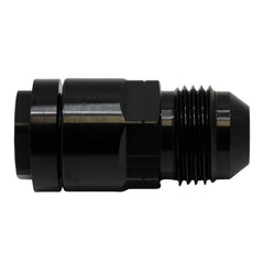 DeatschWerks - DeatschWerks 8AN Male Flare to 3/8in Female EFI Quick Connect Adapter - Anodized DW Titanium - Demon Performance