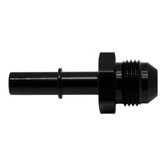 DeatschWerks - DeatschWerks 8AN Male Flare to 3/8in Male EFI Quick Connect Adapter - Anodized Matte Black - Demon Performance