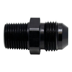 DeatschWerks - DeatschWerks 8AN Male Flare to 3/8in Male NPT Adapter - Anodized Matte Black - Demon Performance
