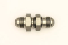 DeatschWerks - DeatschWerks 8AN Male Flare To 8AN Male Flare Bulkhead Adapter (Incl. Nut) - Demon Performance