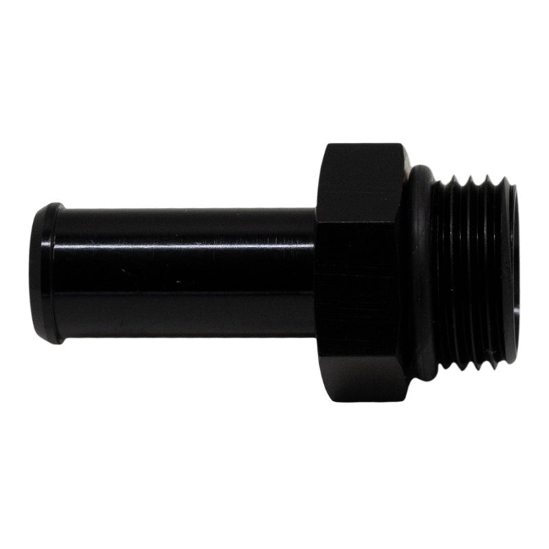 DeatschWerks - DeatschWerks 8AN ORB Male to 1/2in Male Barb Fitting (Incl O-Ring) - Anodized Matte Black - Demon Performance
