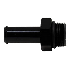 DeatschWerks - DeatschWerks 8AN ORB Male to 1/2in Male Barb Fitting (Incl O-Ring) - Anodized Matte Black - Demon Performance