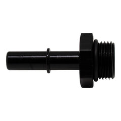 DeatschWerks - DeatschWerks 8AN ORB Male to 3/8in Male EFI Quick Connect Adapter - Anodized Matte Black - Demon Performance