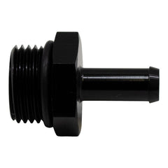 DeatschWerks - DeatschWerks 8AN ORB Male to 5/16in Male Barb Fitting (Incl O-Ring) - Anodized Matte Black - Demon Performance