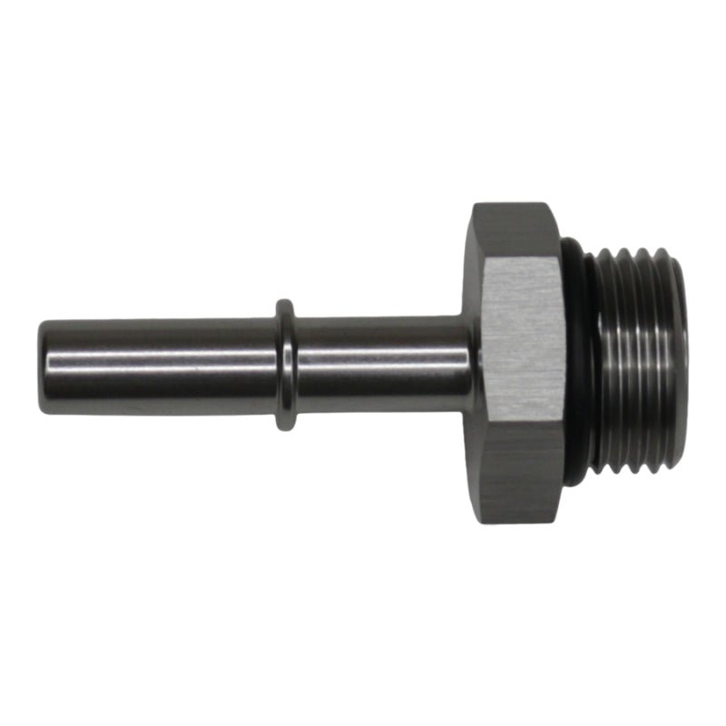 DeatschWerks - DeatschWerks 8AN ORB Male to 5/16in Male EFI Quick Connect Adapter - Anodized DW Titanium - Demon Performance