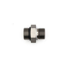 DeatschWerks - DeatschWerks 8AN ORB Male to M18 X 1.5 Metric Male (Incl O-Ring and Washer) - Anodized Matte Black - Demon Performance