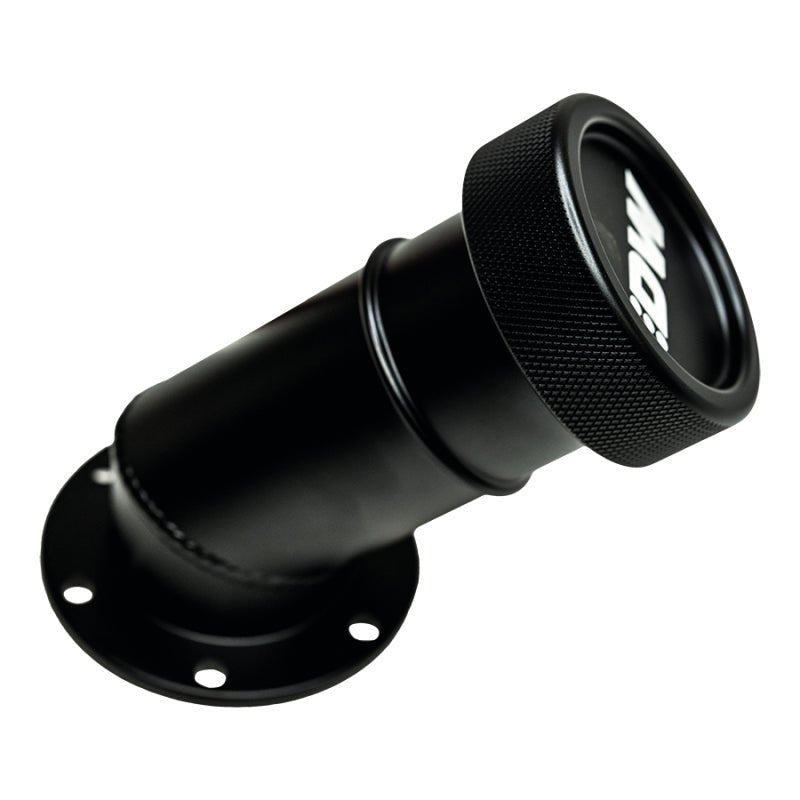 DeatschWerks - DeatschWerks Angled Filler Neck w/Cap - Matte Black - Demon Performance