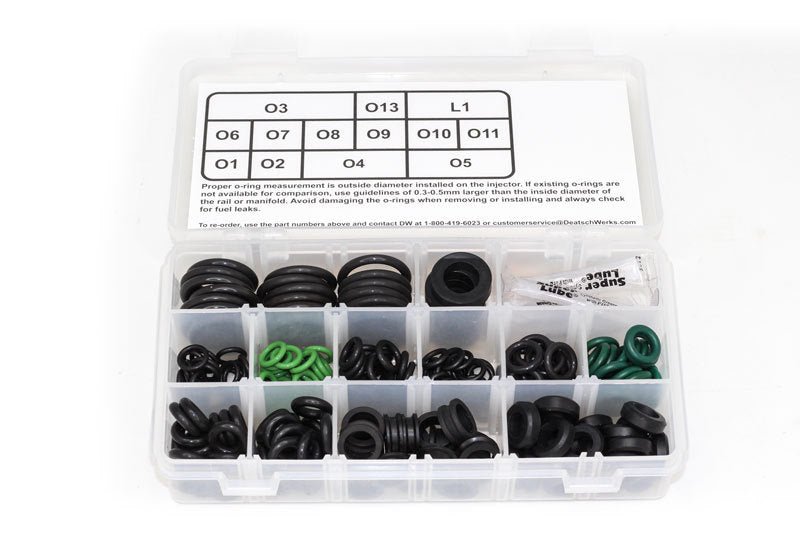 DeatschWerks - Deatschwerks Sport Compact / Euro Injector O-Ring Kit (230 Pieces) - Demon Performance