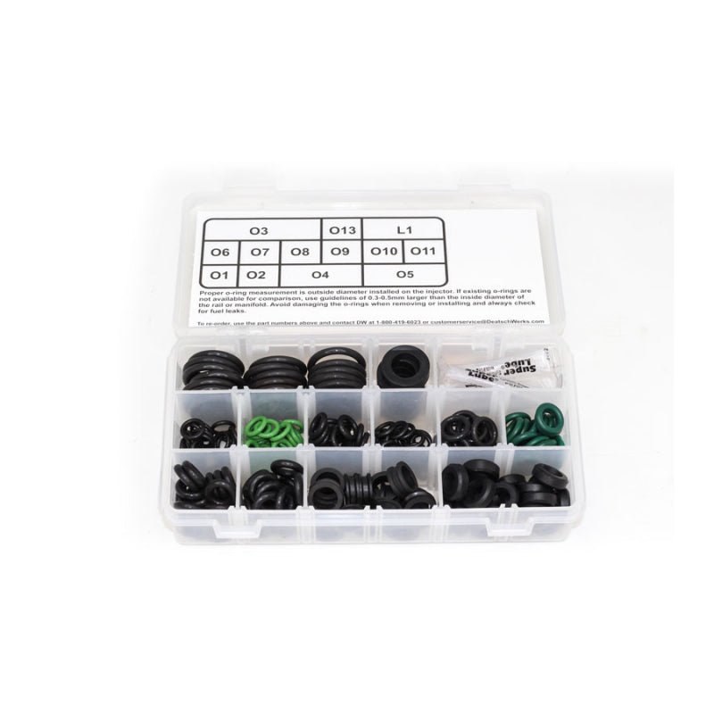 DeatschWerks - Deatschwerks Sport Compact / Euro Injector O-Ring Kit (230 Pieces) - Demon Performance