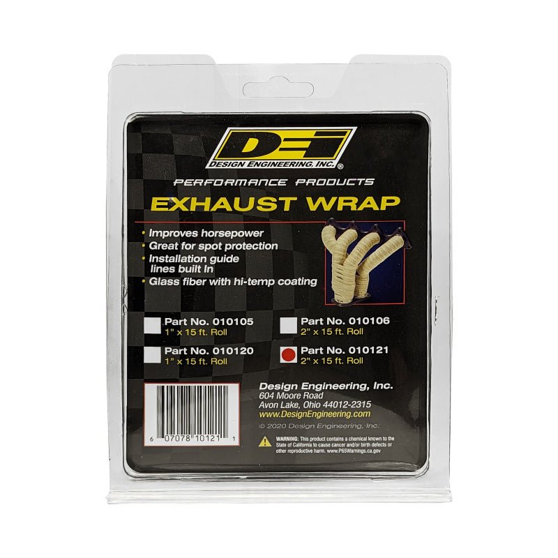 DEI - DEI Exhaust Wrap 2in x 15ft - Black - Demon Performance