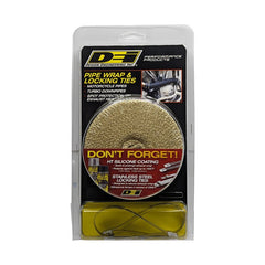 DEI - DEI Exhaust Wrap Kit - Pipe Wrap and Locking Tie - Tan - Demon Performance