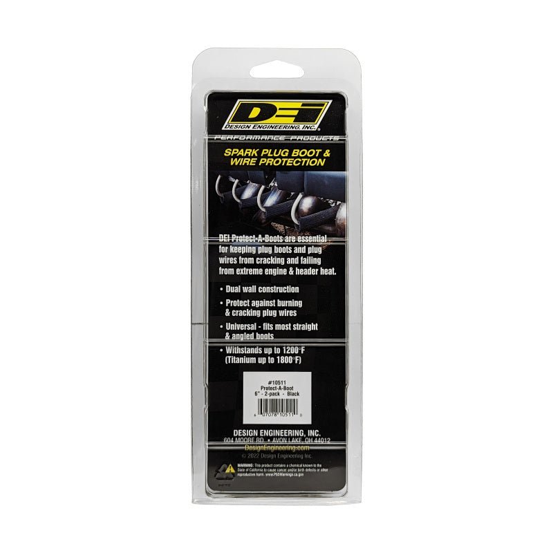 DEI - DEI Protect - A - Boot - 6in - 2 - pack - Black - Demon Performance