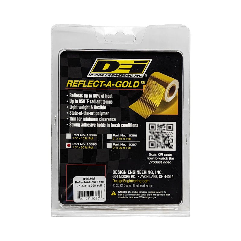 DEI - DEI Reflect - A - GOLD 1 - 1/2in x 30ft Tape Roll - Demon Performance