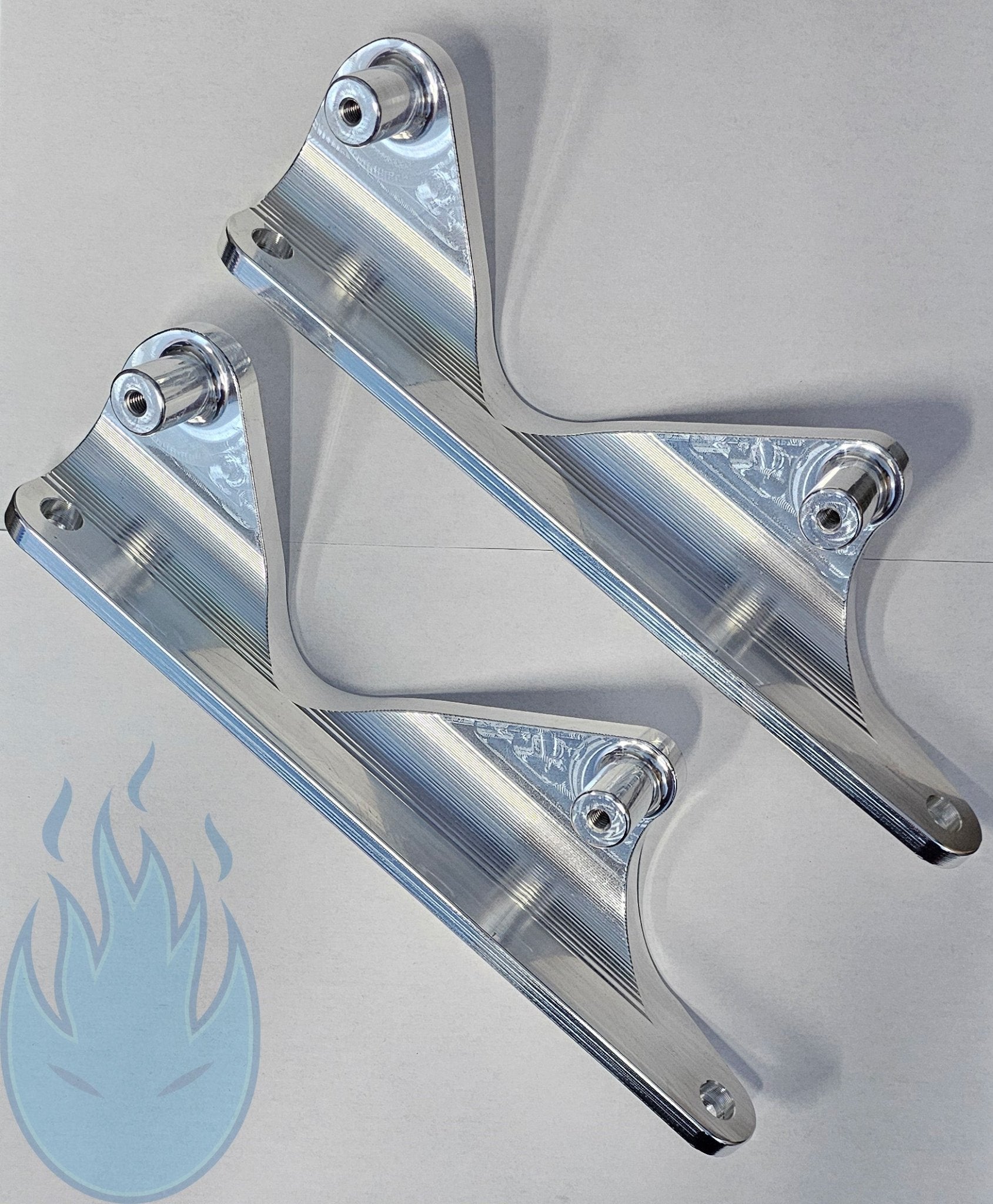 Demon Performance - Demon Performance Fuel Rail Bracket Adapters for Edelbrock 3rd Gen Hemi Intake Manifold - Demon Performance