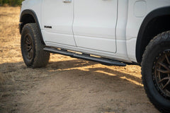 DV8 Offroad - DV8 Offroad 19-25 RAM 1500 Crew Cab OE Plus Side Steps - Black Steel - Demon Performance