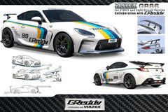 GReddy 2022+ Subaru BRZ X VOLTEX Aero Kit Front Under Spoiler CFRP