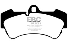 EBC - EBC 04 - 07 Porsche Cayenne 3.2 Redstuff Front Brake Pads - Demon Performance