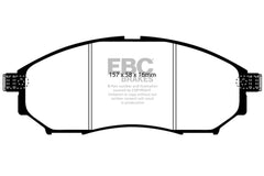 EBC - EBC 08 - 13 Infiniti EX35 3.5 Redstuff Front Brake Pads - Demon Performance