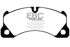 EBC - EBC 10+ Porsche Cayenne 3.0 Supercharged Hybrid Bluestuff Front Brake Pads - Demon Performance