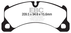EBC - EBC 10+ Porsche Cayenne 3.6 Yellowstuff Front Brake Pads - Demon Performance
