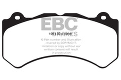 EBC - EBC 11+ Jeep Grand Cherokee 6.4 SRT - 8 Greenstuff Front Brake Pads - Demon Performance
