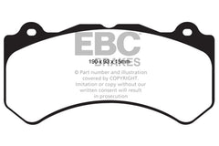 EBC - EBC 16+ Cadillac ATS - V 3.6 Twin Turbo Redstuff Front Brake Pads - Demon Performance
