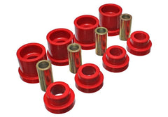 Energy Suspension - Energy Suspension 95 - 98 Nissan 240SX (S14) Red Rear Subframe Insert Set (Must reuse all metal parts) - Demon Performance