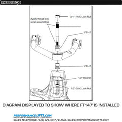 Fabtech - Fabtech HD Misalignment Spacer - Demon Performance