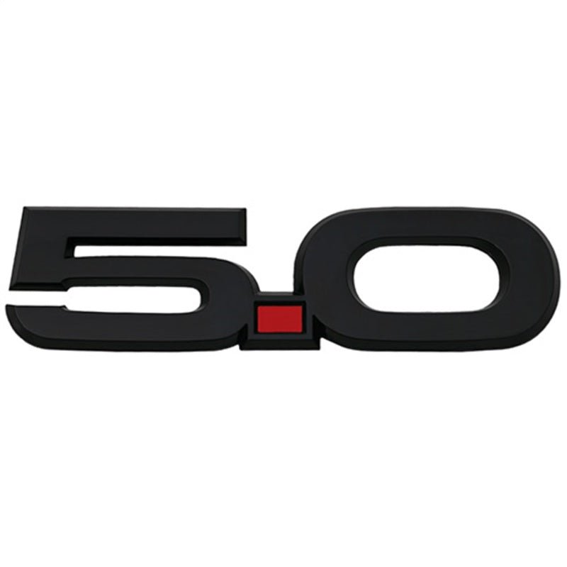 Ford Racing - Ford Racing 15 - 17 Ford Mustang 5.0L Fender Emblem Black - Demon Performance