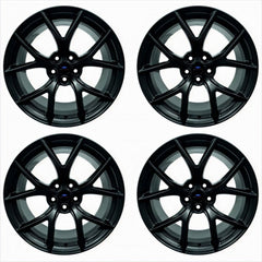 Ford Racing - Ford Racing 15 - 20 Mustang19x9.5in & 19x10in Wheel Kit w/TPMS - Matte Black - Demon Performance