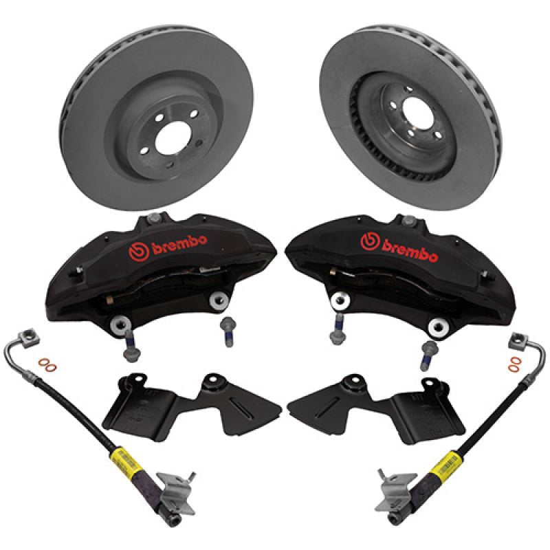 Ford Racing - Ford Racing 2015 - 2016 Mustang Performance Pack 6 Piston Front Brake Upgrade Kit - Demon Performance