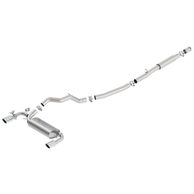 Ford Racing - Ford Racing 2016 - 2017 Focus RS Active Sport Cat - Back Exhaust System w/ Polished Tips - Demon Performance