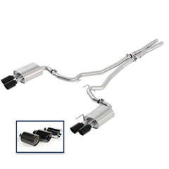 Ford Racing - Ford Racing 2018+ Mustang GT 5.0L Cat - Back Extreme Exhaust System w/ Quad Black Chrome Tips - Demon Performance