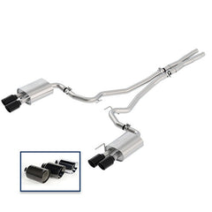 Ford Racing - Ford Racing 2018+ Mustang GT 5.0L Cat - Back Extreme Exhaust System w/ Quad Black Chrome Tips - Demon Performance