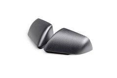 Ford Racing - Ford Racing 24 - 25 Mustang (w/Integrated Turn Signals) Carbon Fiber Mirror Skull Caps - Matte - Demon Performance