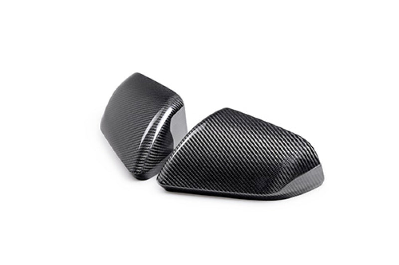 Ford Racing - Ford Racing 24 - 25 Mustang (w/o Turn Signals) Carbon Fiber Mirror Skull Caps - Gloss - Demon Performance
