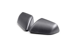 Ford Racing - Ford Racing 24 - 25 Mustang (w/o Turn Signals) Carbon Fiber Mirror Skull Caps - Matte - Demon Performance