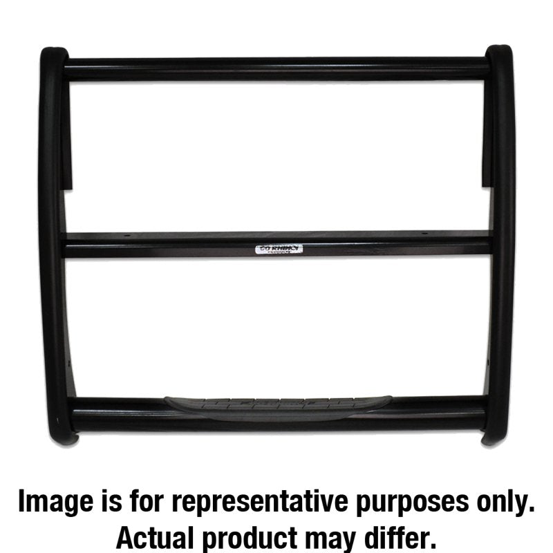 Go Rhino - Go Rhino 09 - 19 Dodge Ram 1500 3000 Series StepGuard - Black (Center Grille Guard Only) - Demon Performance
