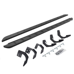 Go Rhino - Go Rhino 19 - 22 Ram 1500 CC 4DR (Not Classic) RB10 Slim Running Boards Kit (w/Brackets) - Tex. Blk - Demon Performance